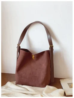 Elena Handbags Soft Suede Shoulder Bag