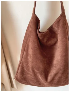 Elena Handbags Soft Suede Shoulder Bag