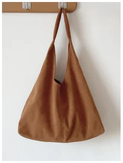 Elena Handbags Soft Suede Shoulder Bag