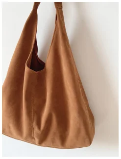 Elena Handbags Soft Suede Shoulder Bag