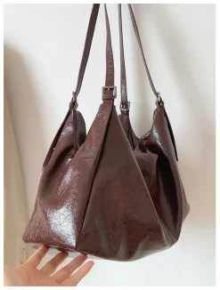 Elena Handbags Soft Suede Shoulder Bag