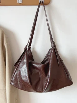 Elena Handbags Soft Suede Shoulder Bag