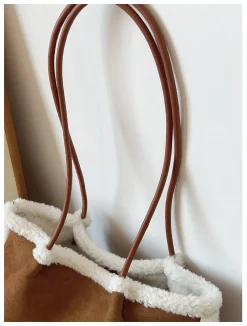 Elena Handbags Soft Suede Shoulder Bag