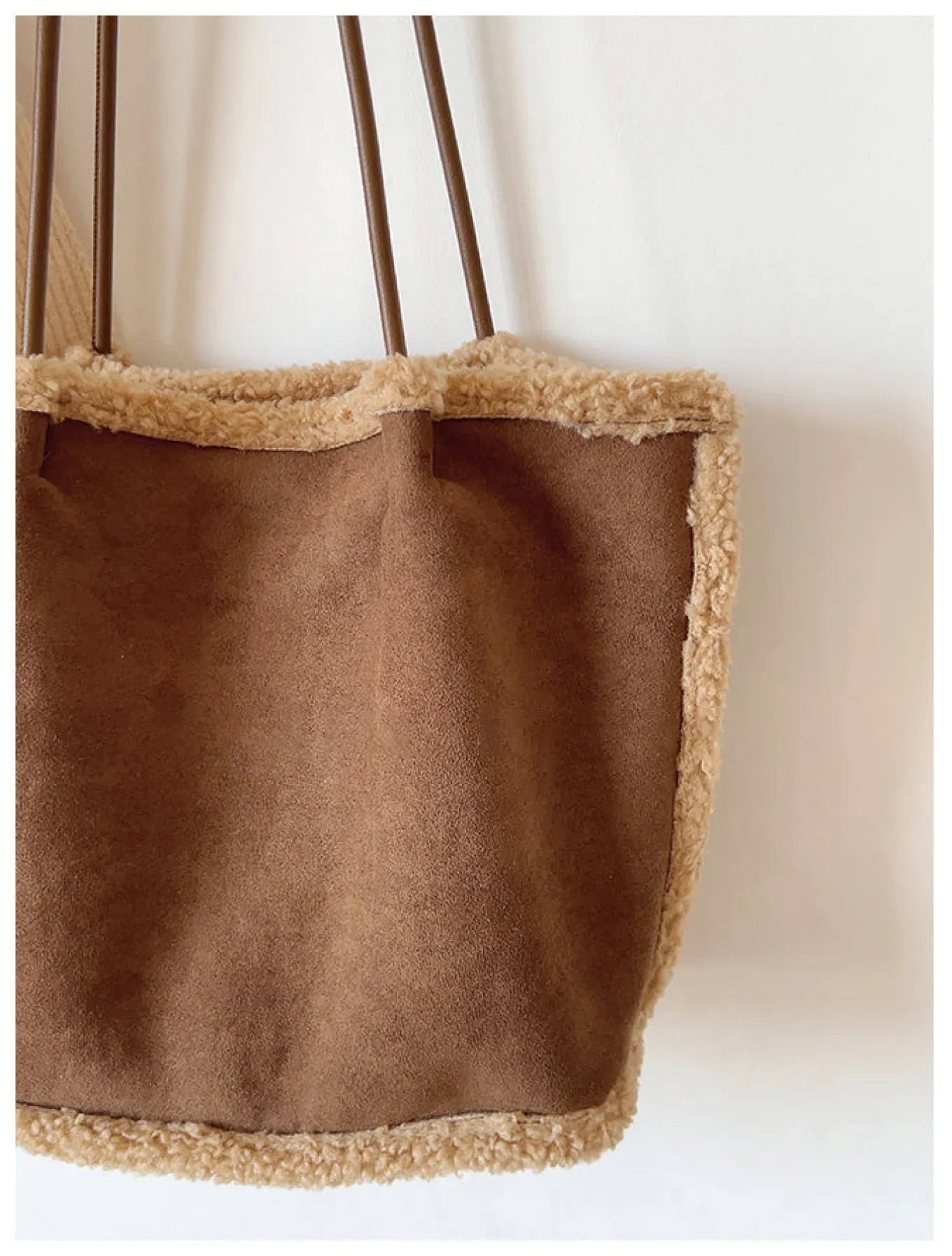 Elena Handbags Soft Suede Shoulder Bag