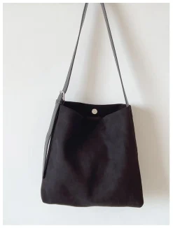 Elena Handbags Soft Suede Shoulder Bag