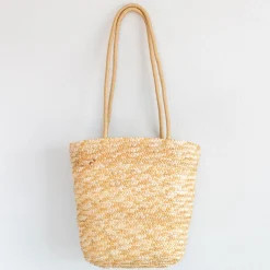 Elena Handbags Straw Basket Summer Tote