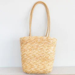 Elena Handbags Straw Basket Summer Tote