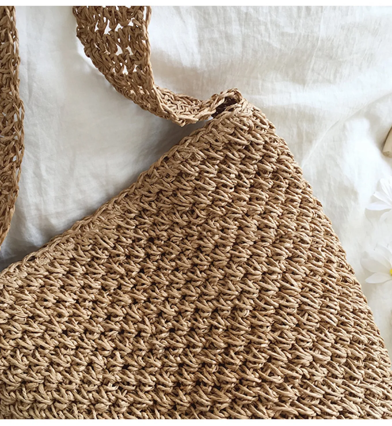 Elena Handbags Straw Shoulder Bucket Bag