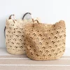 Elena Handbags Straw Woven Tote