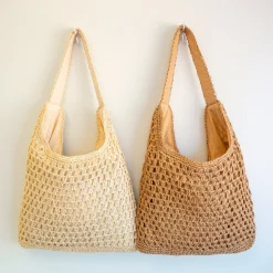 Elena Handbags Straw Woven Tote