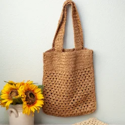 Elena Handbags Straw Woven Summer Fashion Tote Bag