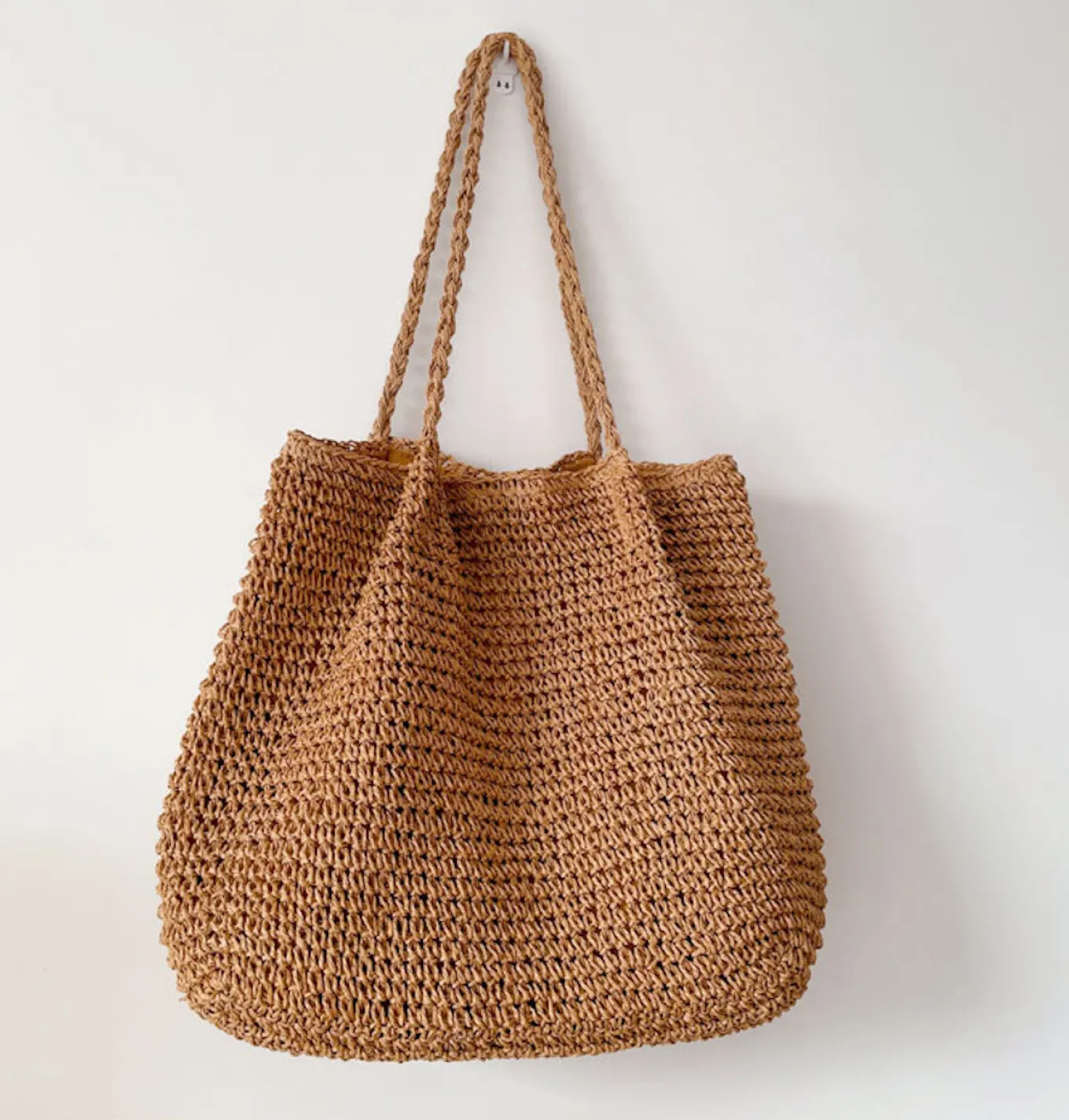 Elena Handbags Straw Woven Fashion Tote