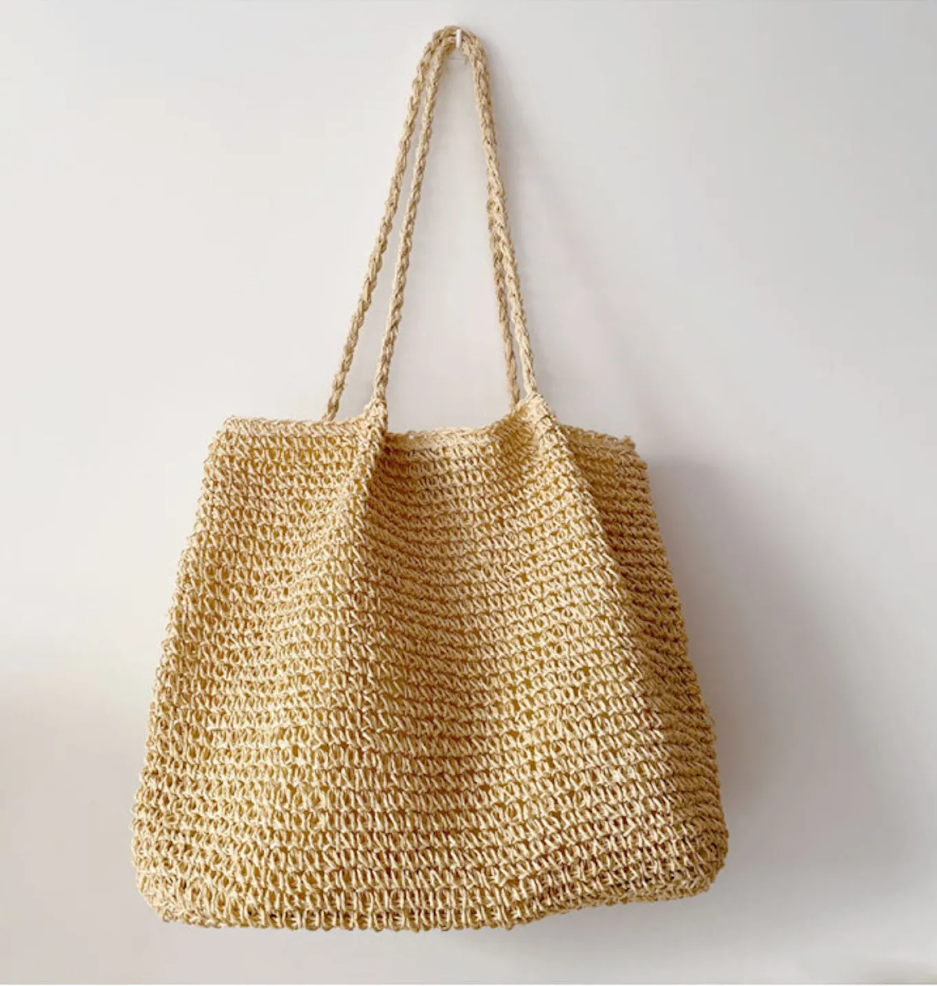 Elena Handbags Straw Woven Fashion Tote