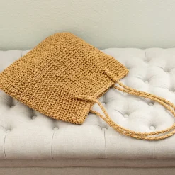 Elena Handbags Straw Woven Fashion Tote