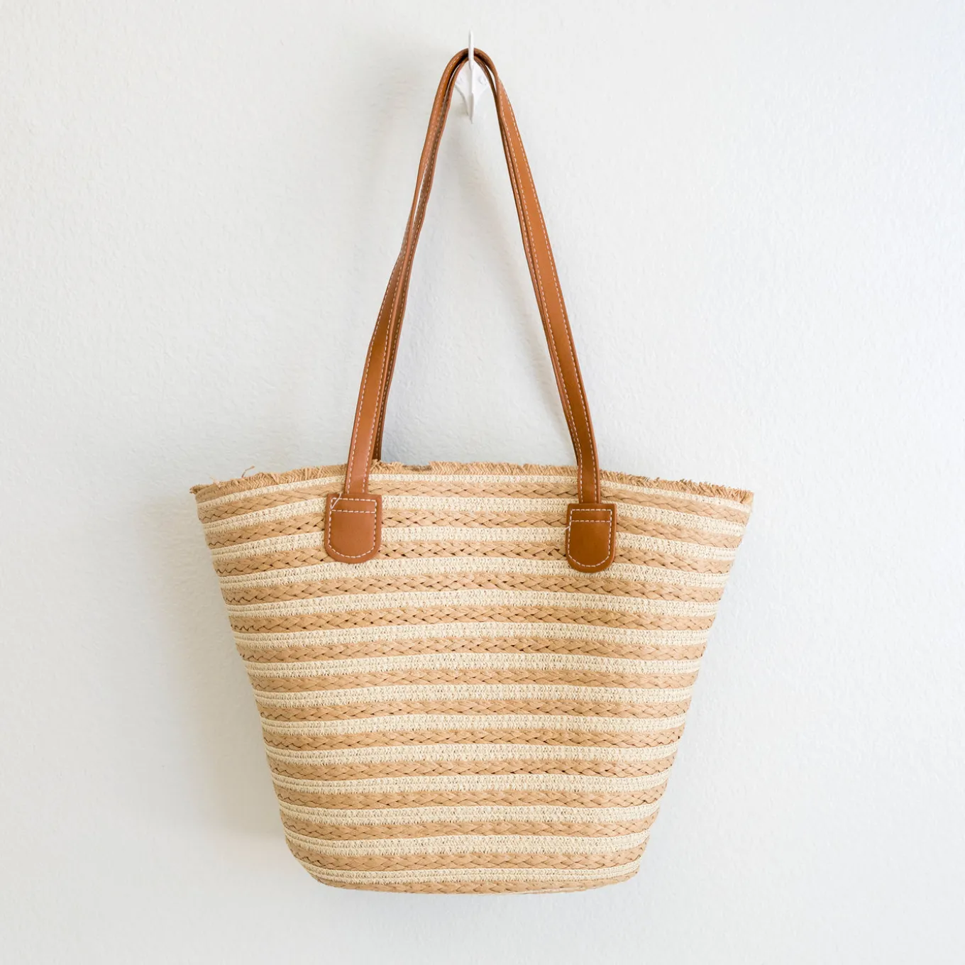 Elena Handbags Summer Basket Tote Bag