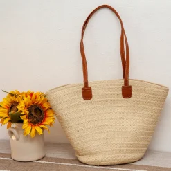 Elena Handbags Summer Basket Tote Bag