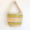 Elena Handbags Summer Fashion Raffia Basket Bag