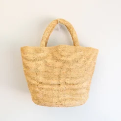 Elena Handbags Summer Fashion Raffia Basket Bag