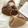 Elena Handbags Top Handle Soft Leather Bag