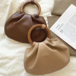 Elena Handbags Top Handle Soft Leather Bag