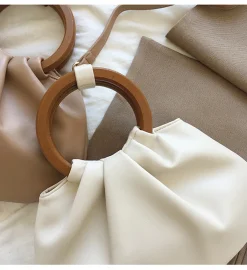 Elena Handbags Top Handle Soft Leather Bag