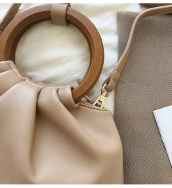 Elena Handbags Top Handle Soft Leather Bag