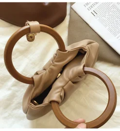 Elena Handbags Top Handle Soft Leather Bag