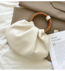 Elena Handbags Top Handle Soft Leather Bag