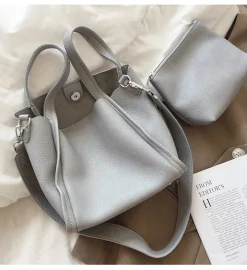 Elena Handbags Ultra Soft Leather Bucket Bag