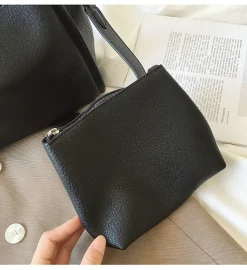 Elena Handbags Ultra Soft Leather Bucket Bag
