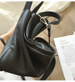 Elena Handbags Ultra Soft Leather Bucket Bag