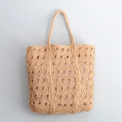 Elena Handbags Women's Large Woven Summer Straw Tote