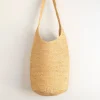 Elena Handbags Women's Raffia Straw Basket Shoulder Bag
