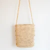 Elena Handbags Women's Raffia Straw Crossbody Bag