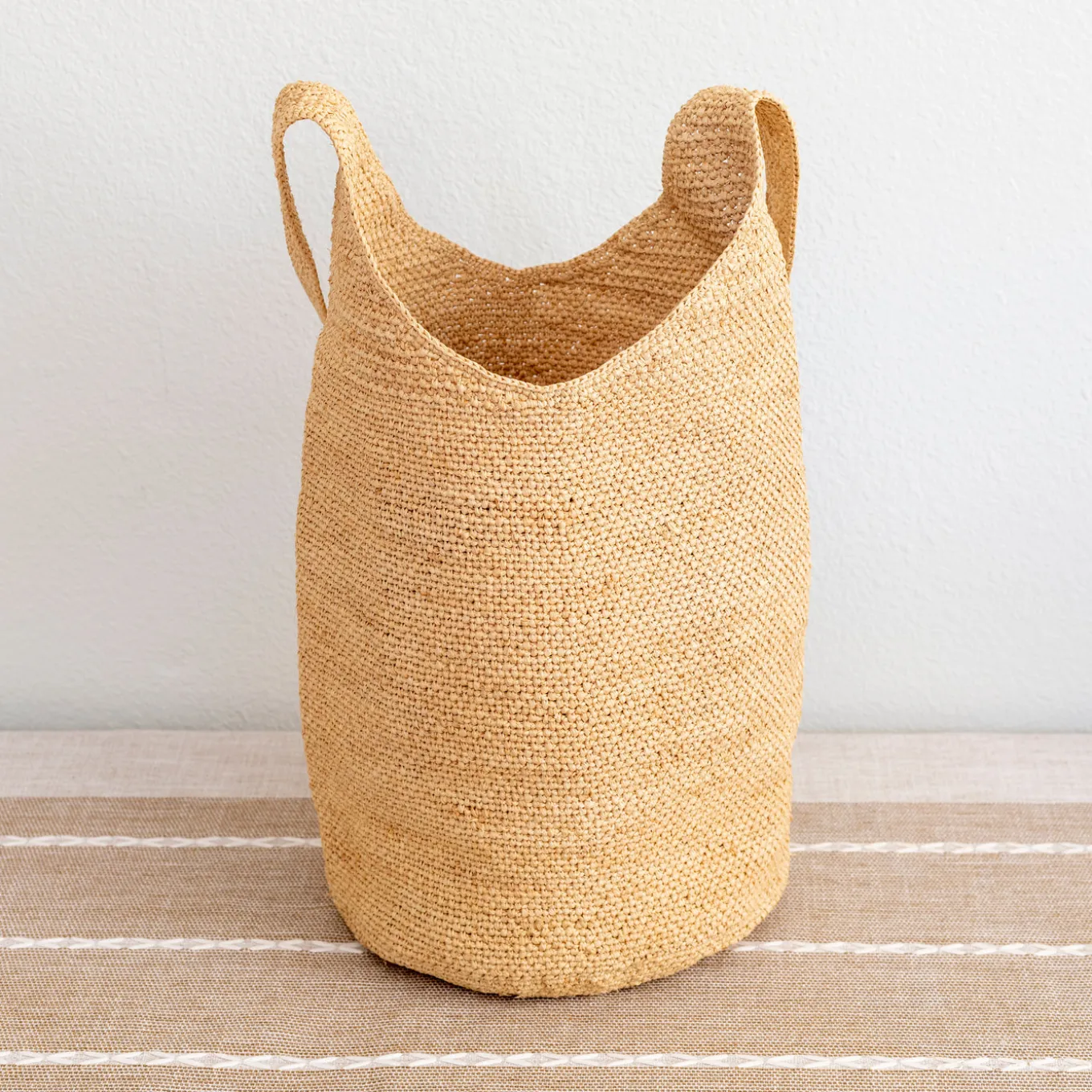 Elena Handbags Women's Raffia Straw Basket Shoulder Bag
