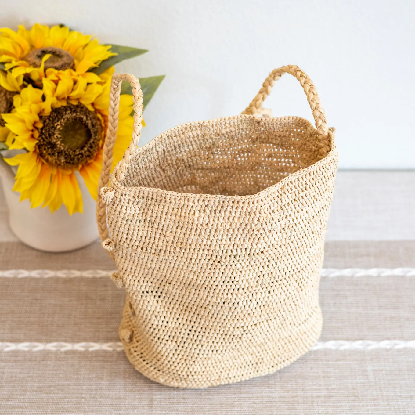 Elena Handbags Women's Raffia Straw Crossbody Bag