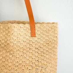 Elena Handbags Women's Soft Raffia Woven Summer Straw Tote