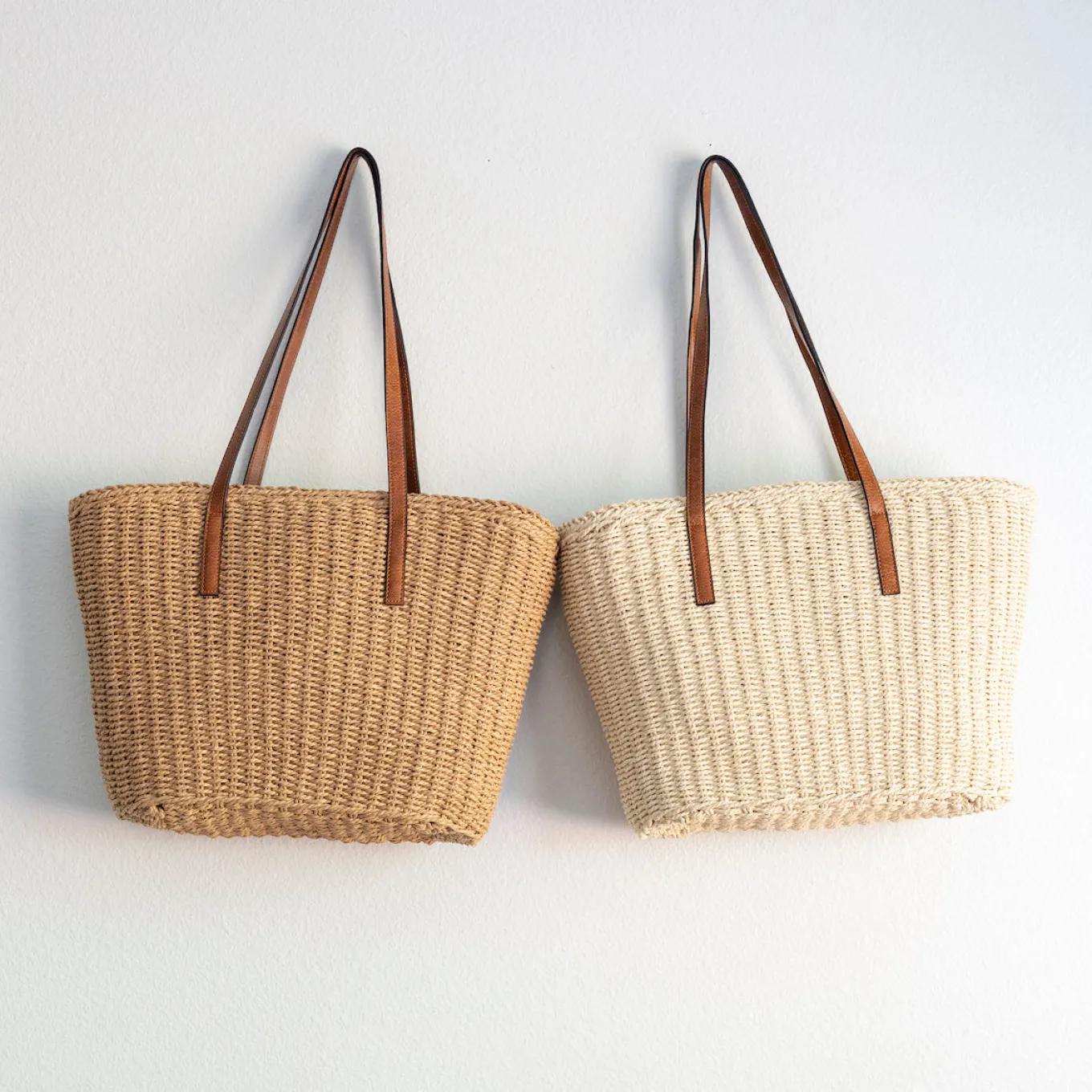 Elena Handbags Woven Straw Market Tote Summer Fashion Bag